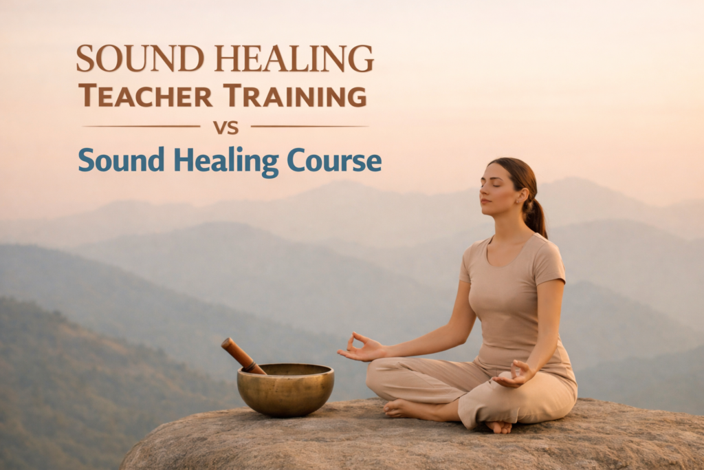 sound healing teacher training vs sound healing course