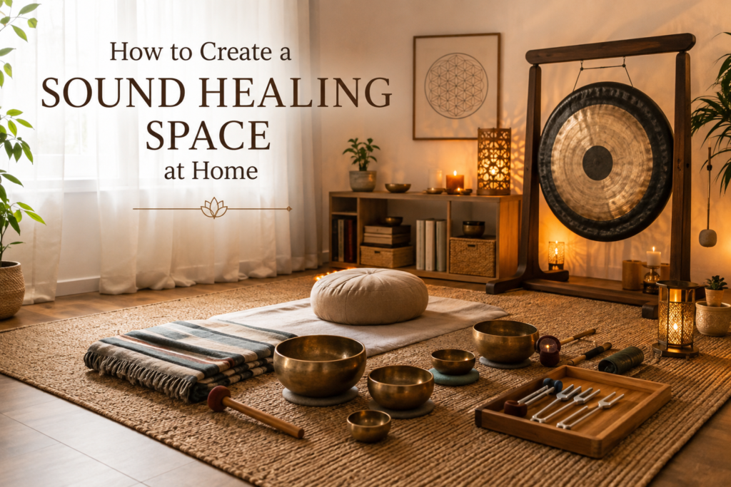sound healing space at home