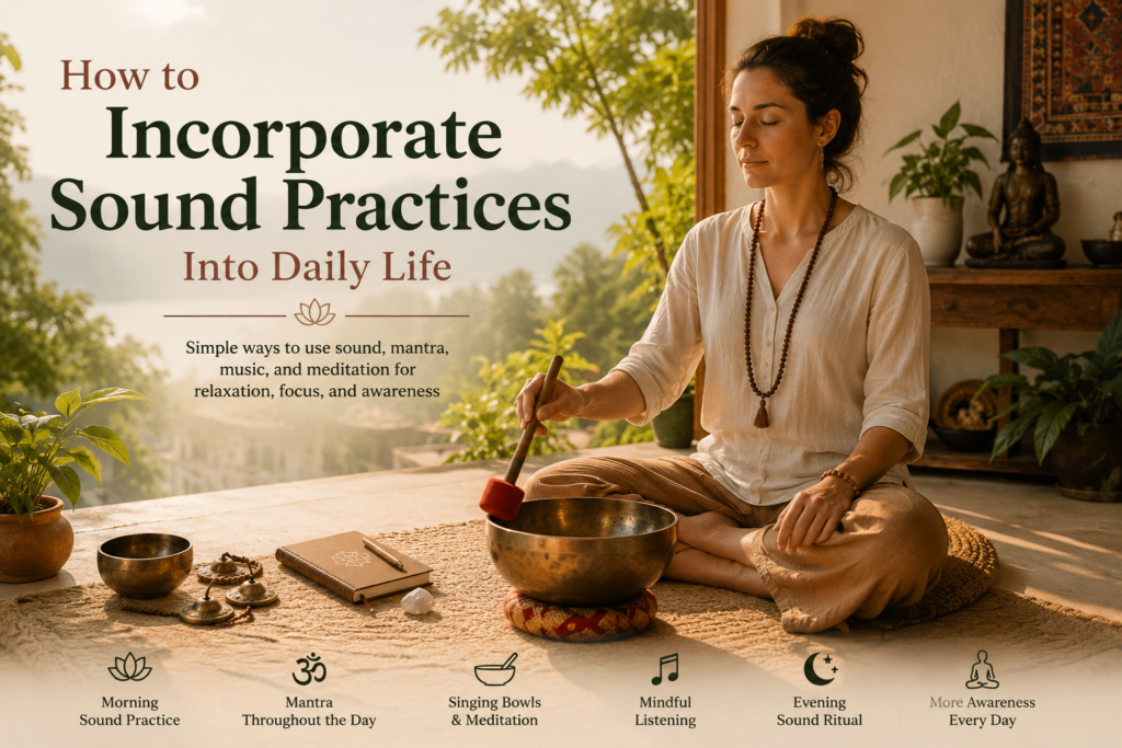 Sound healing in daily life