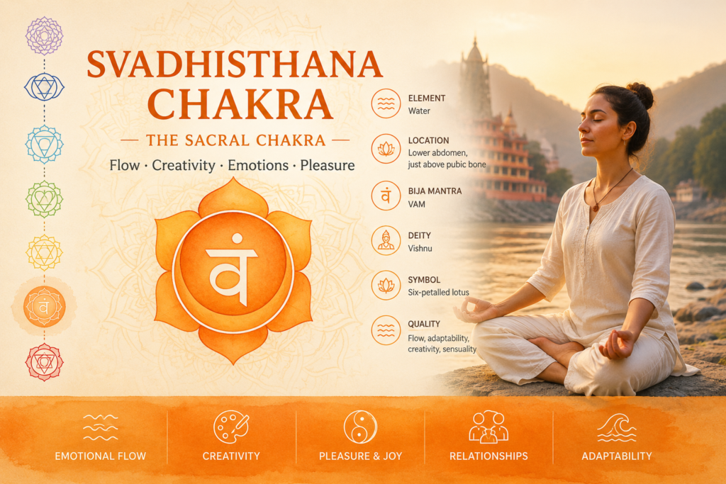 Svadhisthana Chakra: Sacral Chakra Meaning & Guide