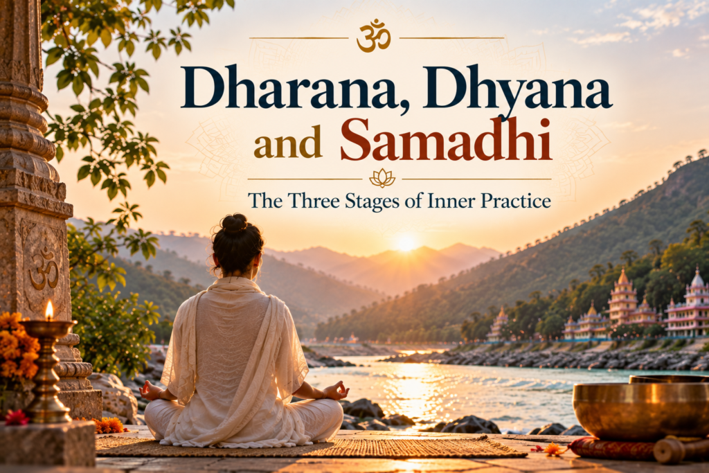 Dharana, Dhyana, and Samadhi by the River