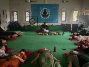 sound healing sessions at teacher training program