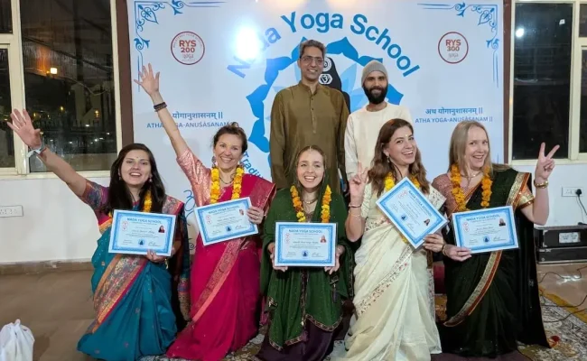 nada yoga (the yoga of sound) teacher training graduation
